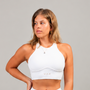 Flat White Crop Top