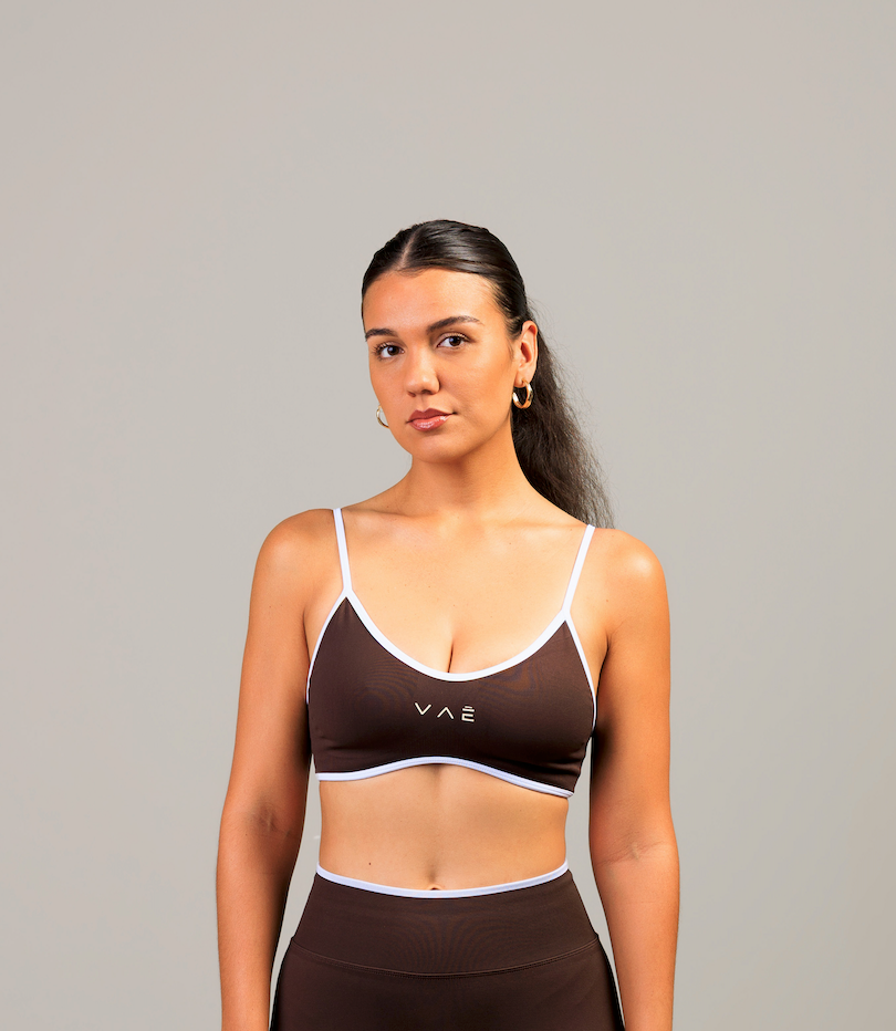 Mocha sport bra